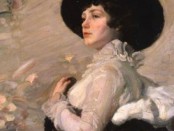 Ильин Г. А. Дама в черной шляпе. 1870